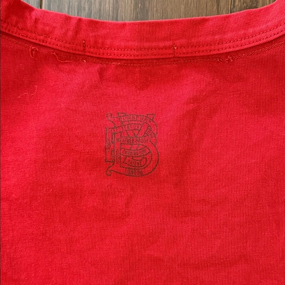 Burberry vintage red long sleeve large - Picture 6 of 6